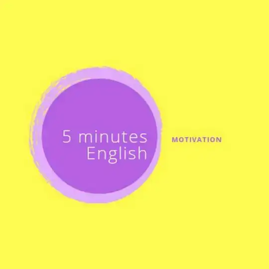 5-minute English motivation