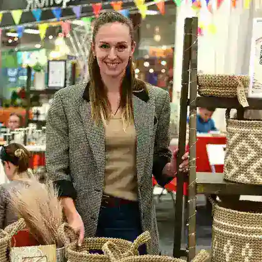 TOLMASOVA_ручная работа Вязаные корзины•Макраме