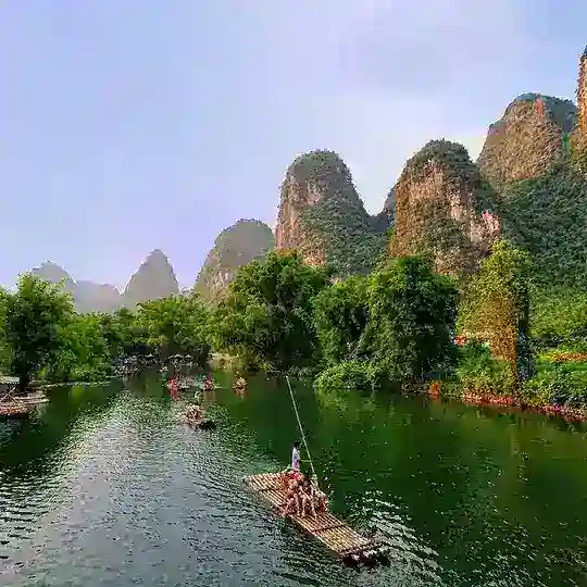 Гуйлинь Яншо Туристический. 桂林 Guilin 阳朔 Yangshuo