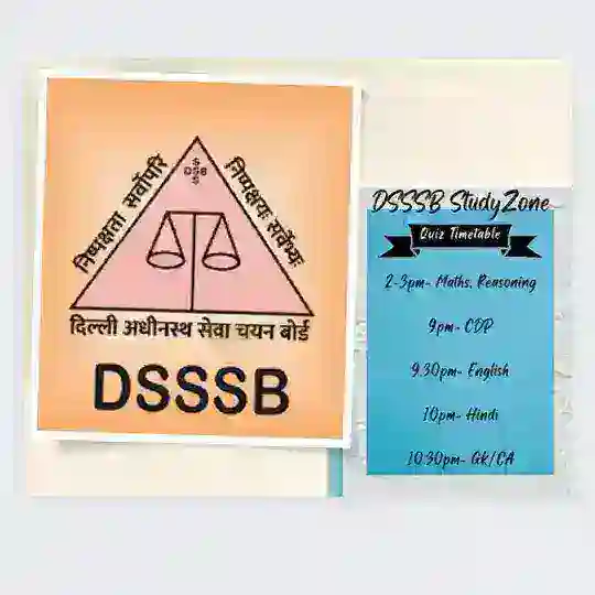 DSSSB KVS PRT TGT PGT & GENERAL PAPER