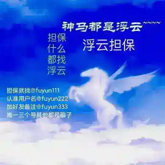 浮云担保认准用户名